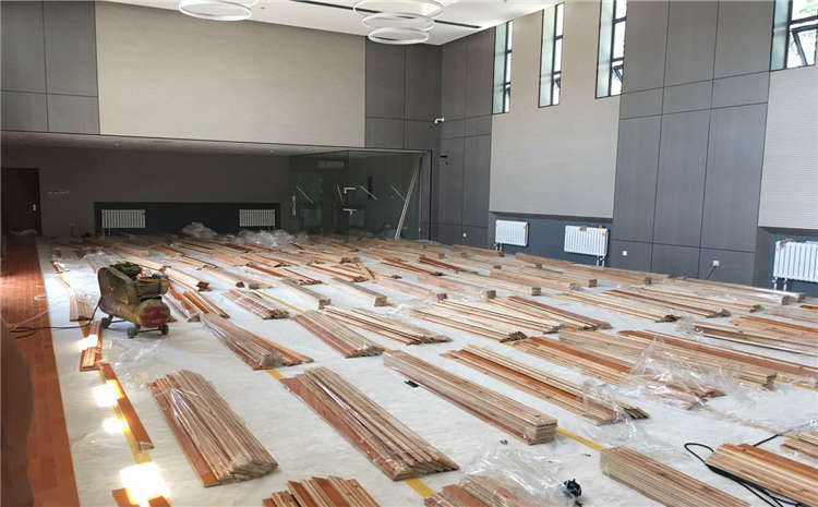 比賽場館體育木地板結構