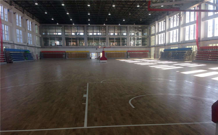 呼和浩特柞木體育木地板翻新