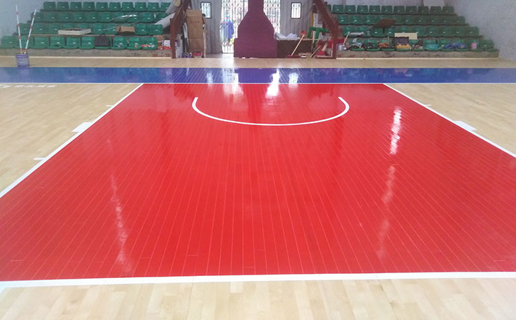 寧夏硬木企口體育木地板厚度